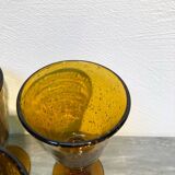 BIOT style stemmed glasses