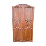 Pair of walnut doors