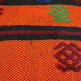Vintage turkish kilim cushion cover 40 x 40 cm