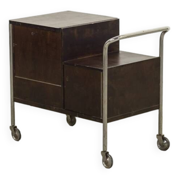 Art Deco serving trolley/bar cart, 1930's