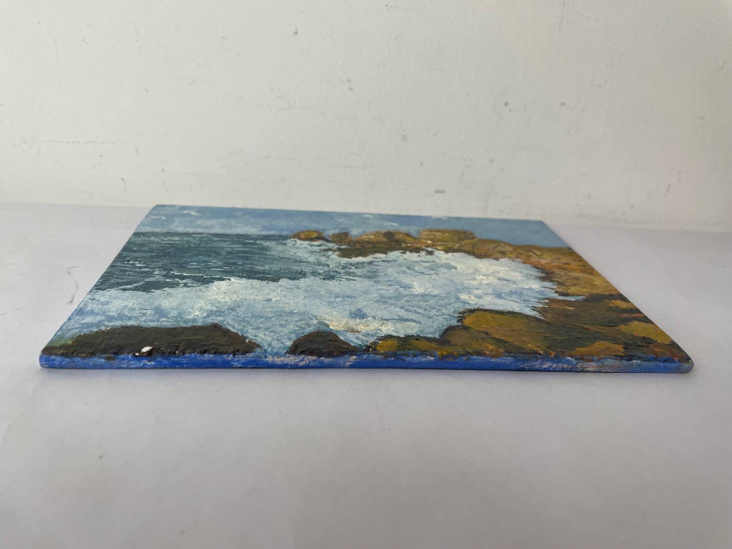 Small double-sided flower painting