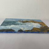 Small double-sided flower painting