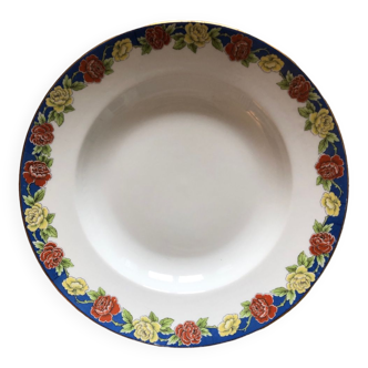 Hollow porcelain plate from Limoges F.Legrand