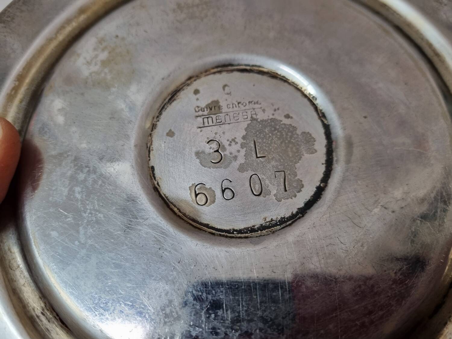 Vintage chrome copper kettle from 1960/70