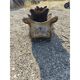 2 cast iron planters from 1900 in Rococo style, Charleville - Mézières