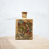 Old glazed terracotta bottle vase, Iran, XIX th