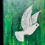 Painting on canvas signed MCD