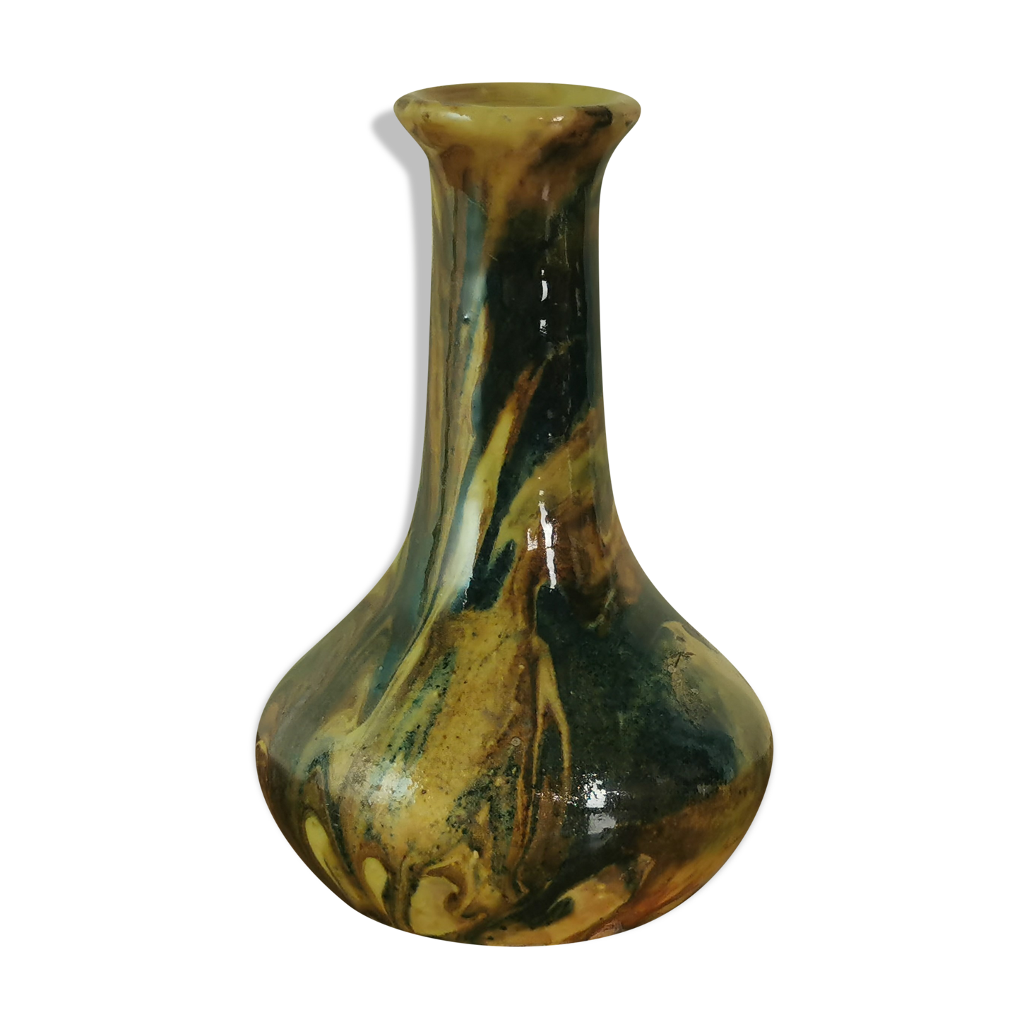 Mixed earth vase