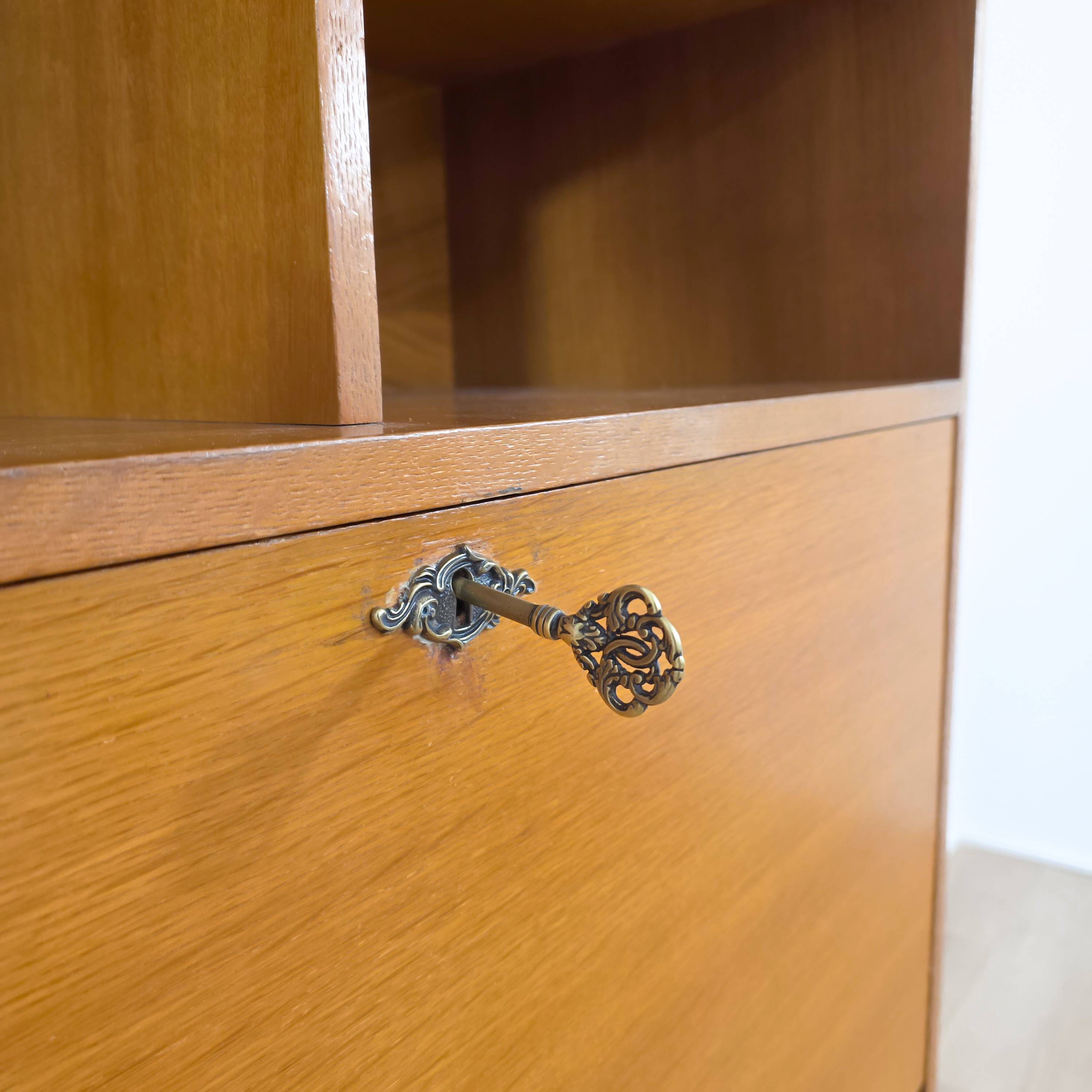 Scandinavian teak secretary, 1970s