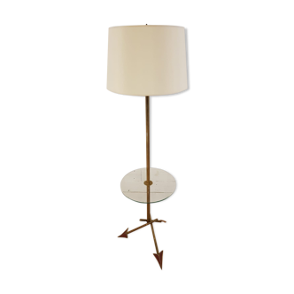 Tripod floor lamp vintage to arrows, 1950