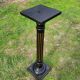 Napoleon III stand column in blackened wood and gold, mid-19th century
