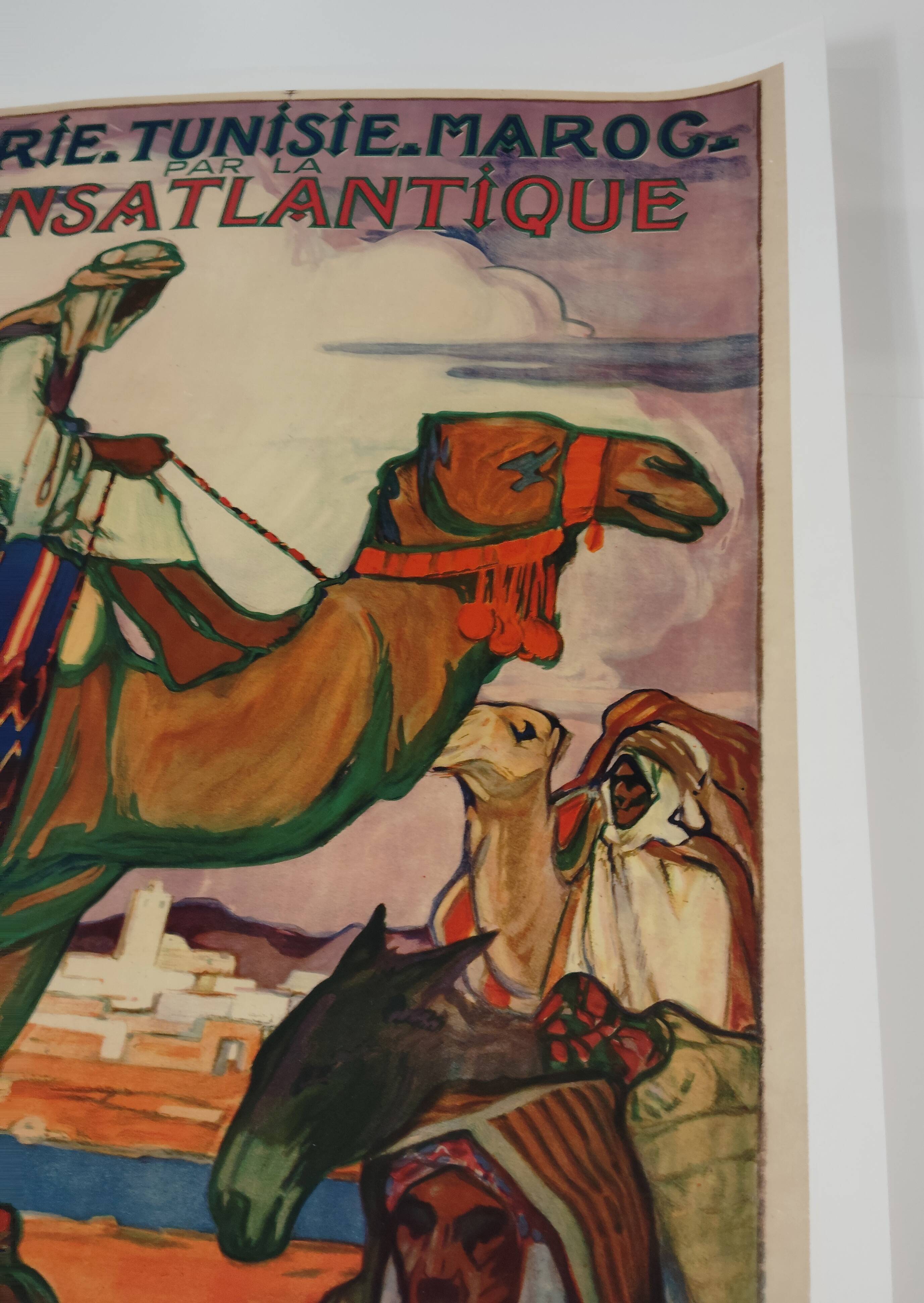 Transatlantic Poster Algeria, Tunisia, Morocco