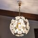 Lamp val saint lambert crystal sputnik 55 cm gold vintage 50/60