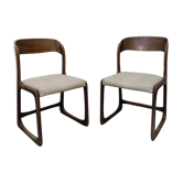 Pair of Baumann chairs sledding
