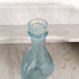 Two bubble glass carafes