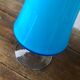 Blue opaline vase h37 cm