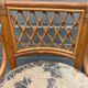 Rattan and bamboo armchair