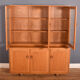 Ercol elm windsor model 806,803 glazed three door cabinet dresser