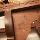 Shelf folding tray carved wood shelf 3 levels 6 shelves India