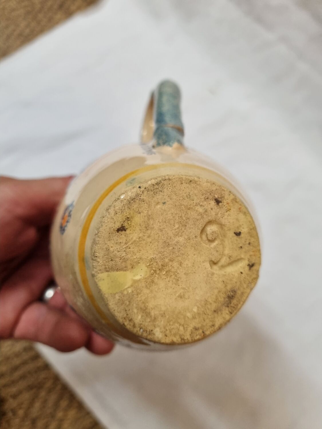 Cider or milk pitcher, Henriot, Quimper 1920