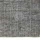 Tapis surteint gris en laine anatolienne vintage fait à la main