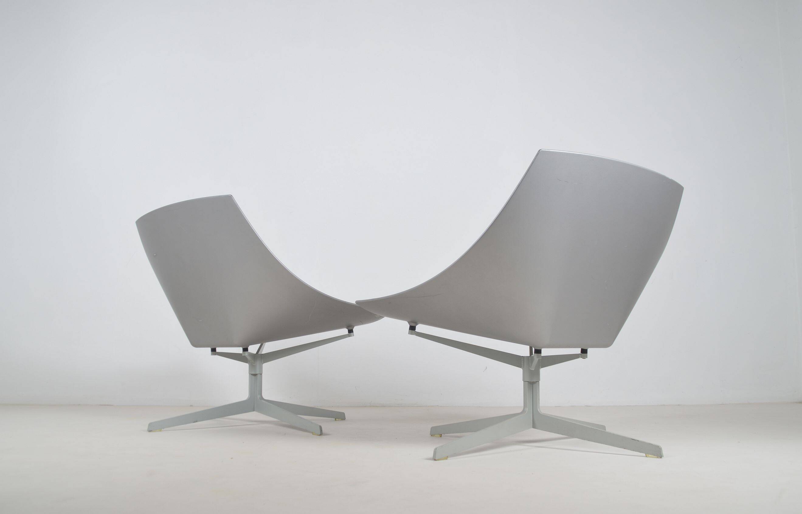 Set Space lounge chairs designed by Jehs + Laub for Fritz Hansen, 2007