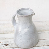 Carafe stoneware pitcher signed Jeanne and Norbert Pierlot