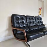 Leather sofa - 3 seater by Eugen Schmidt