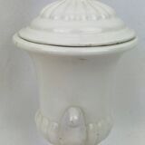 Medici vase covered in white porcelain, 20th cty