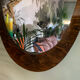 60s mirror in Italian wood