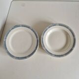 Set of 14 Terre de fer Salins plates, Castellane model
