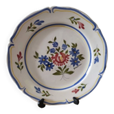 Large decorative plate, Quimper