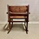 Rocking and Ottoman armchair Angel Pazmino 1960.