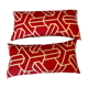 Paire de coussins « Rouge du Rhin »