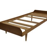 Vintage daybed 1960s minimalist design in Teak wood