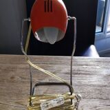 Orange metal lamp