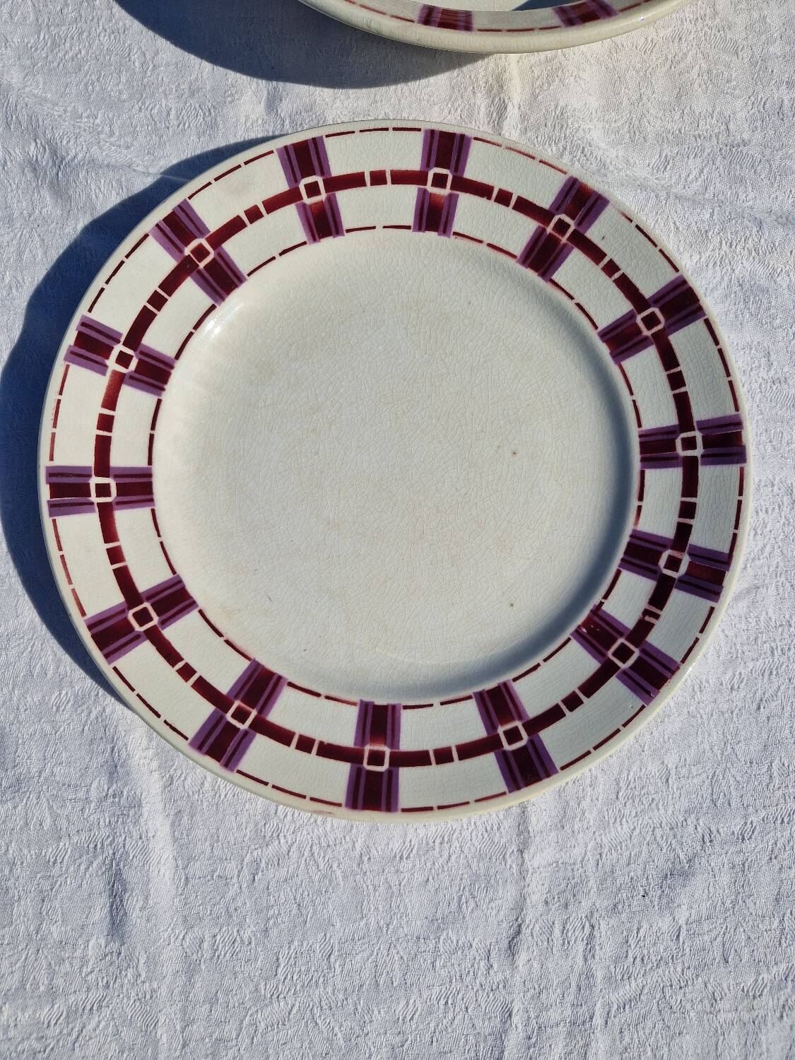 Lot De 2 Plats Rond Moulin Des Loups Hamage Modèle Stuart