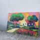 Oil on panel Fauvism landscape