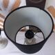 Paire de lampes de chevet patinées