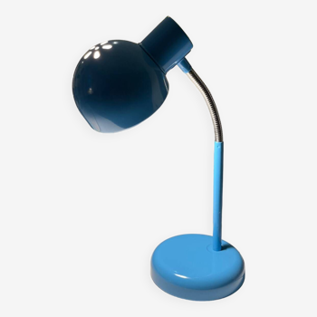 Vintage blue metal lamp