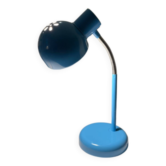Vintage blue metal lamp