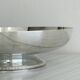 Antique silver-plated metal dish/cup
