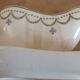 Old sauce boat Longwy Violetta