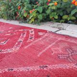 Handmade vintage berber carpet