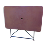 Metal folding garden table