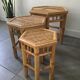 Set bamboo tables