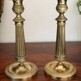 Pair of candle holders XIXeme