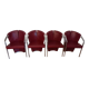 Set of 4 Estel Italian armchairs, designed by Favaretto & Partners