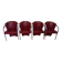 Set of 4 Estel Italian armchairs, designed by Favaretto & Partners