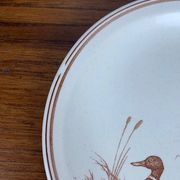 Set of 6 Vintage Churchill England Dessert Plates – Duck Motif